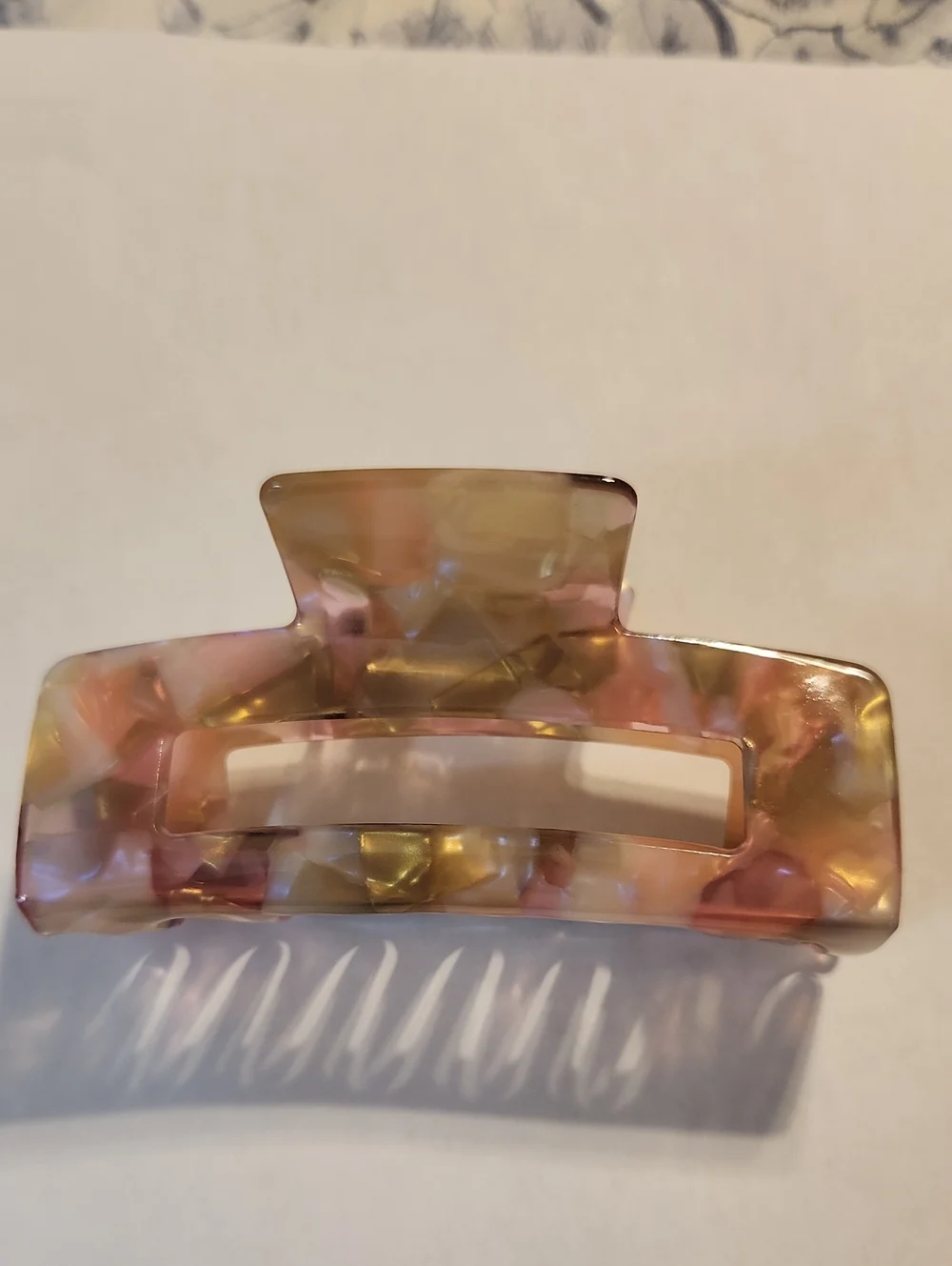NWOT Acetate Hair Clip 4 inches